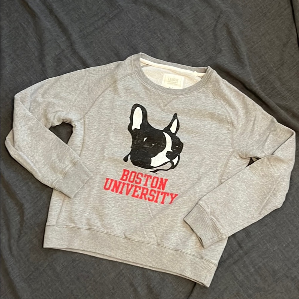 Boston University League Sweatshirt w/silkscreen